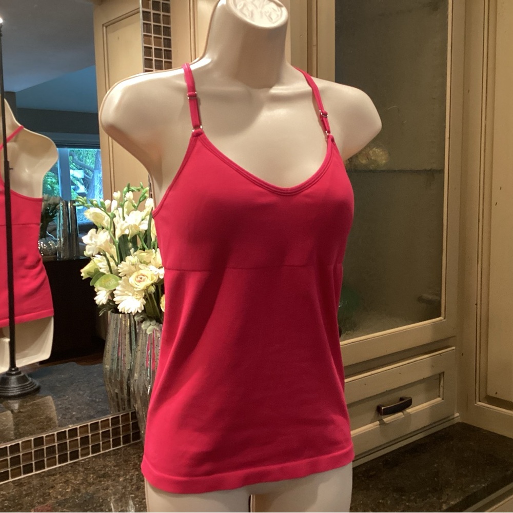 Women's Hot Pink Racerback Camisole Top